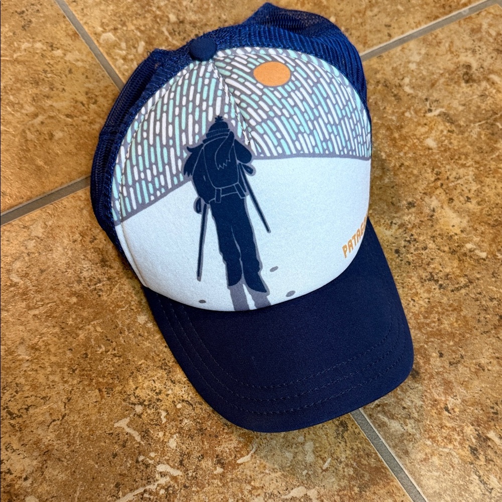 Patagonia Blue Mesh Trucker Hat